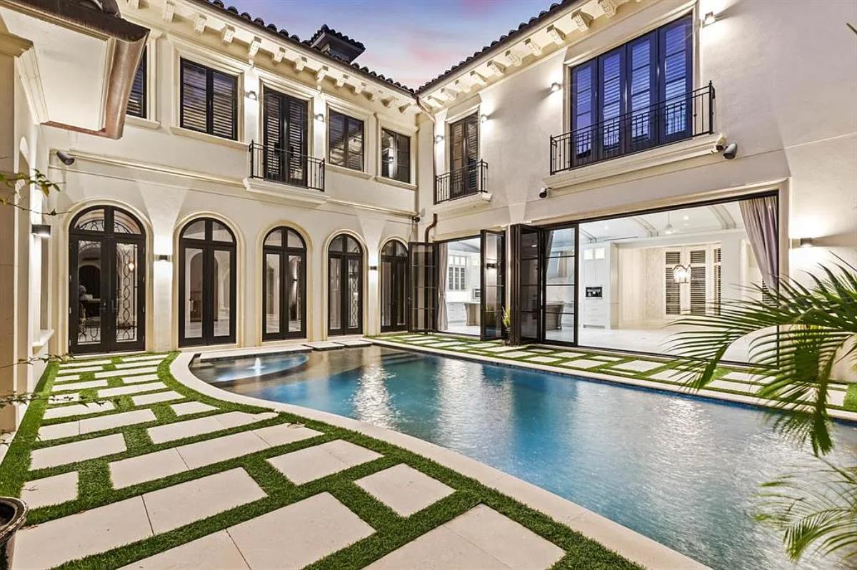 Courtyard pool