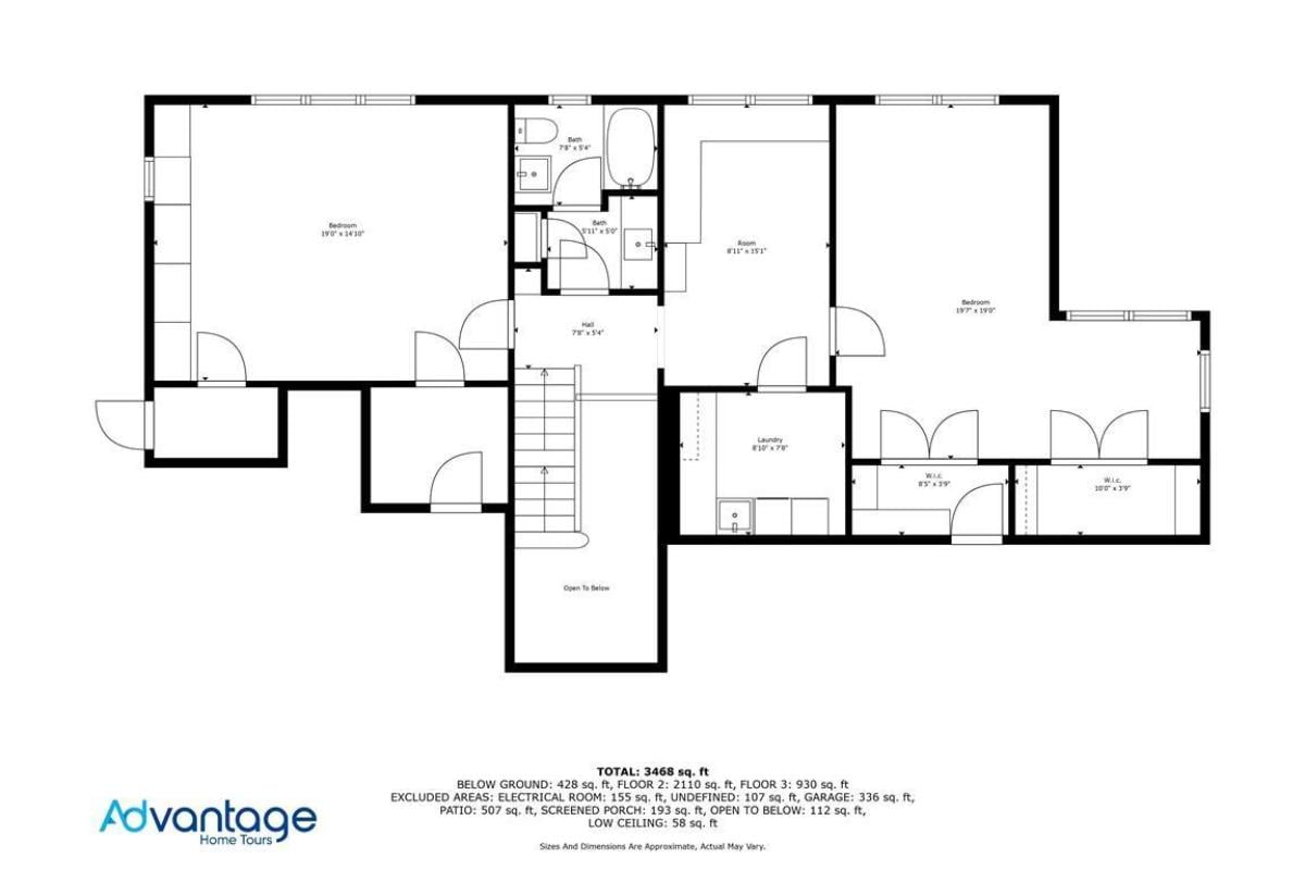 Upper Level Floor Plan