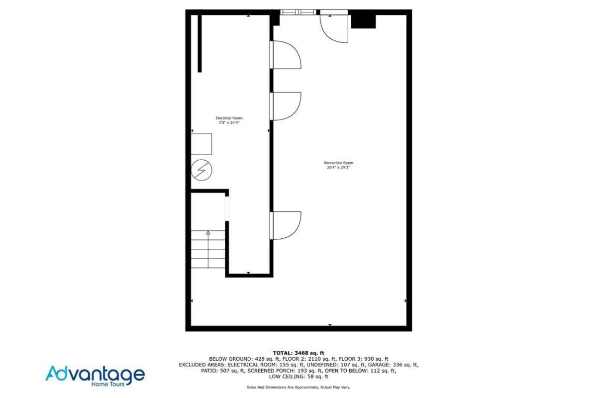 Lower Level Floor Plan
