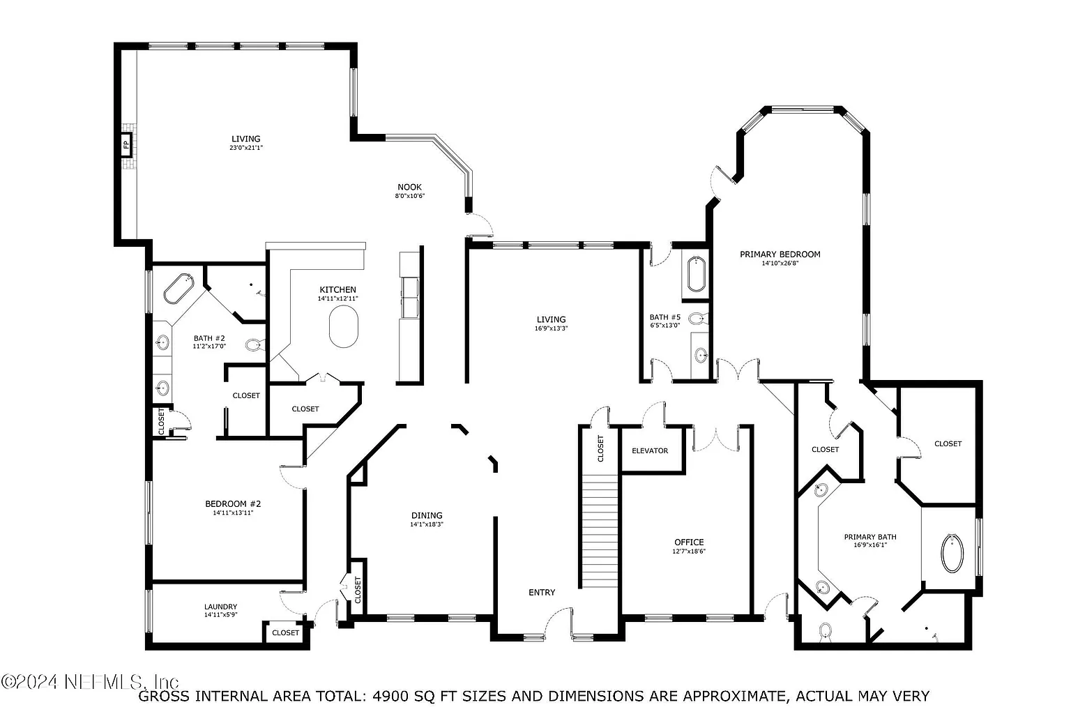 Second Level Floor Plan
