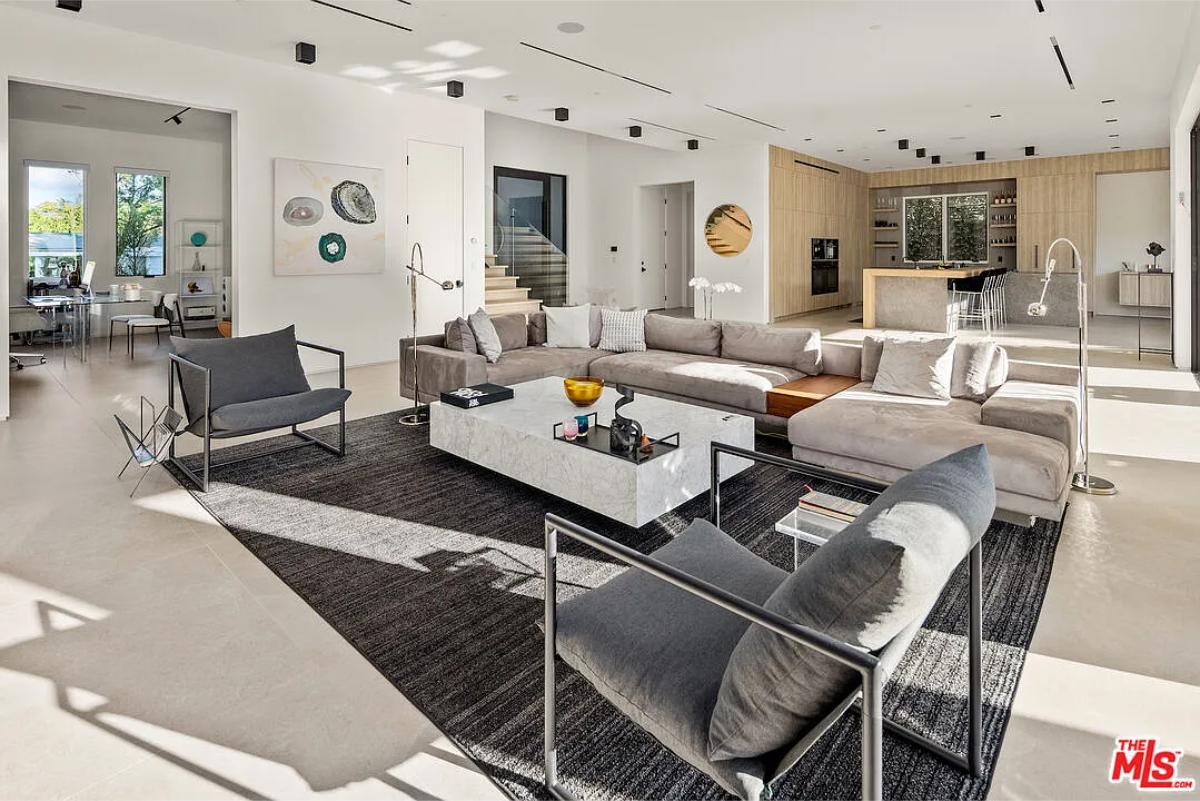 Living room with couches.