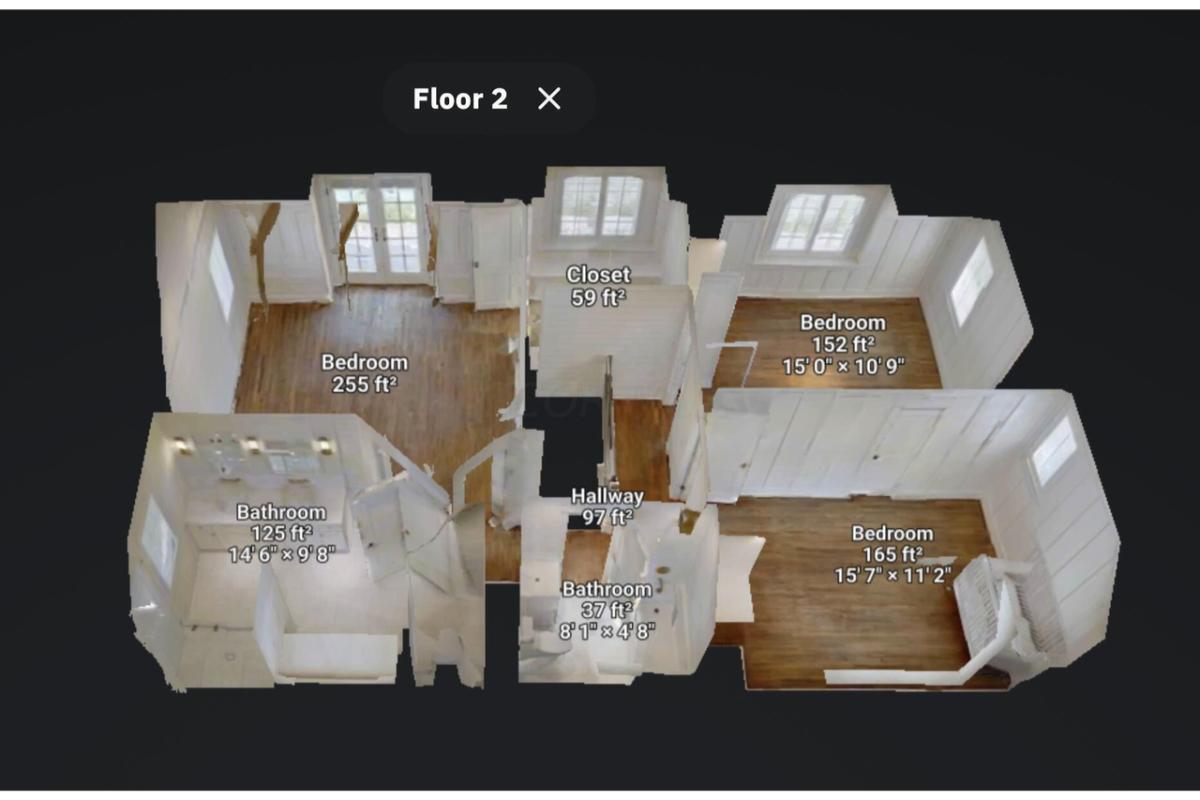 Second Level 3D Floor Plan