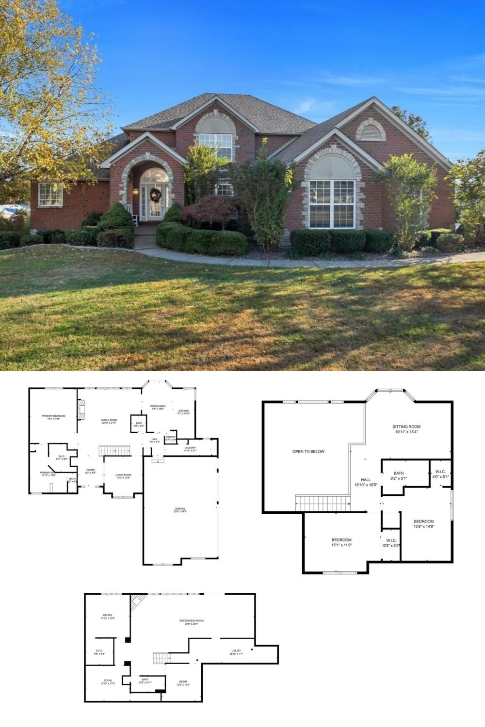 4-Bedroom Custom Home with Wet Bar and Upper Loft (3,718 Sq. Ft. Floor Plan)