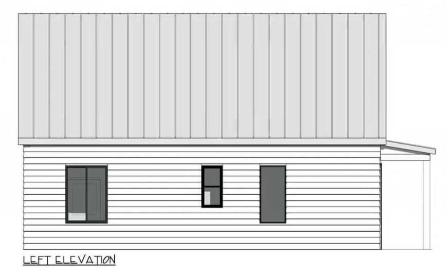 Cottage-Style ADU with 2 Bedrooms and Covered Front Porch (Floor Plan ...