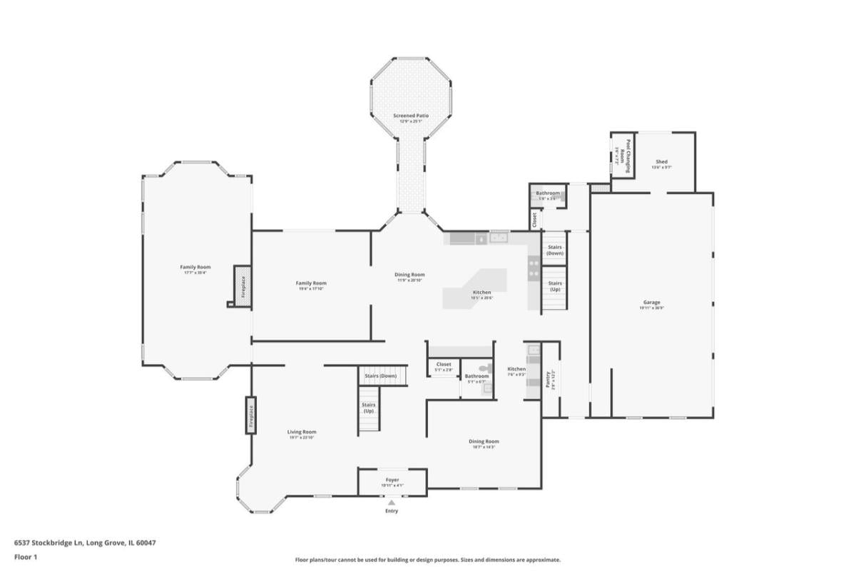 The Main Level Floor Plan