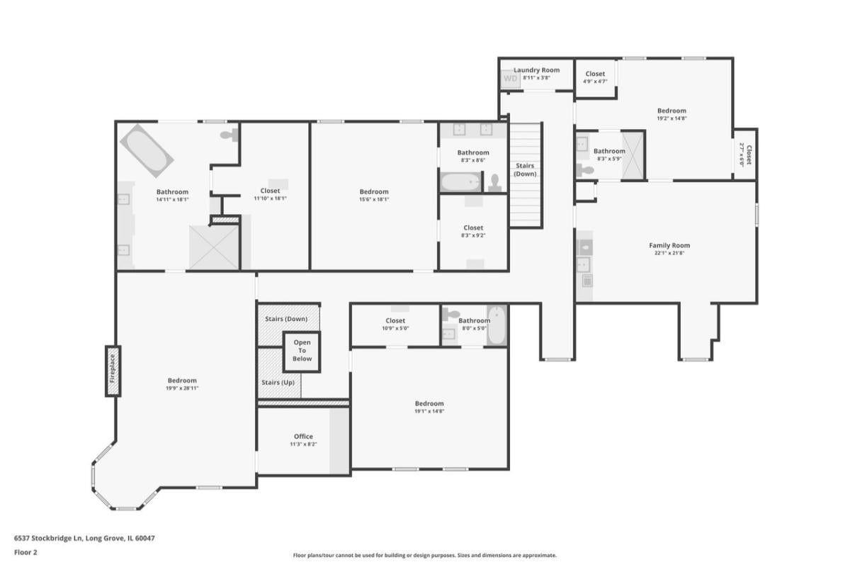 Second Level FLoor Plan