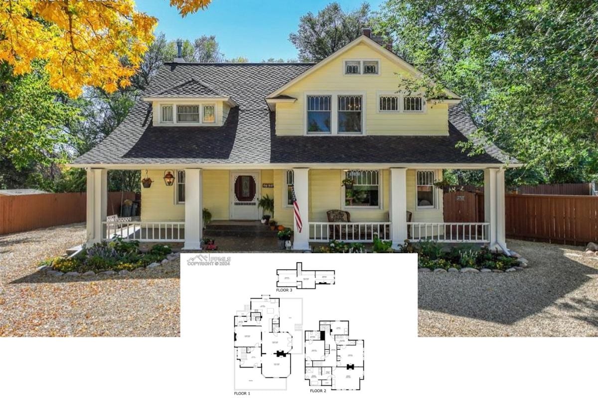 5-Bedroom Estate with 3-Car Garage and Expansive Deck