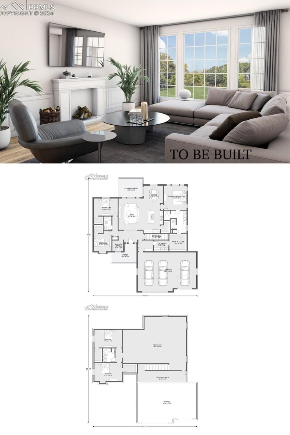 5-Bedroom Home with Recreation Room and Covered Patio (4,292 Sq. Ft. Floor Plan)