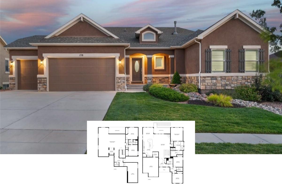 5-Bedroom Home with Walkout Basement and 3-Car Garage