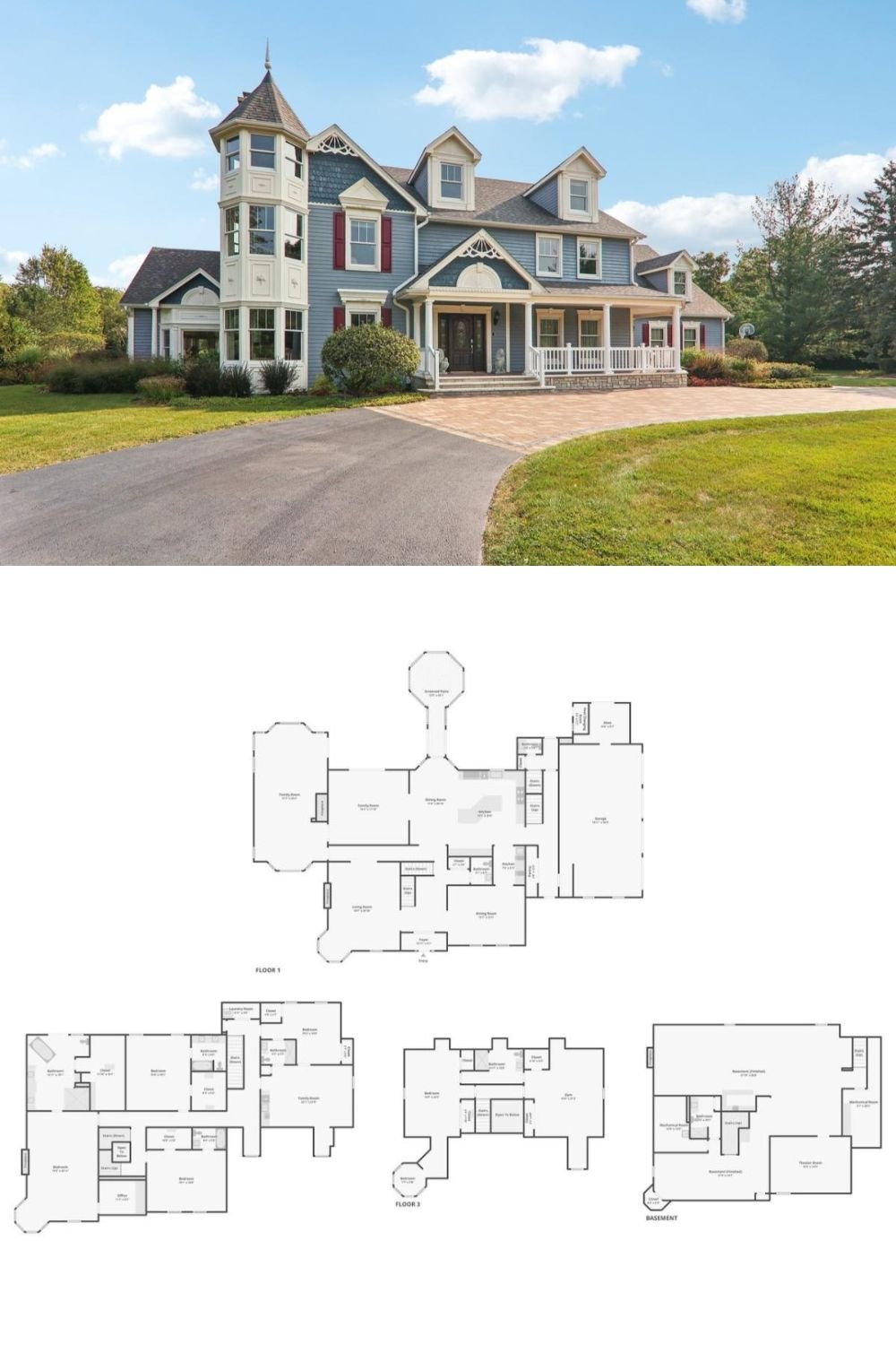 5-Bedroom Home with Zero-Depth Spa Pool and Koi Pond (7,202 Sq. Ft. Floor Plan)