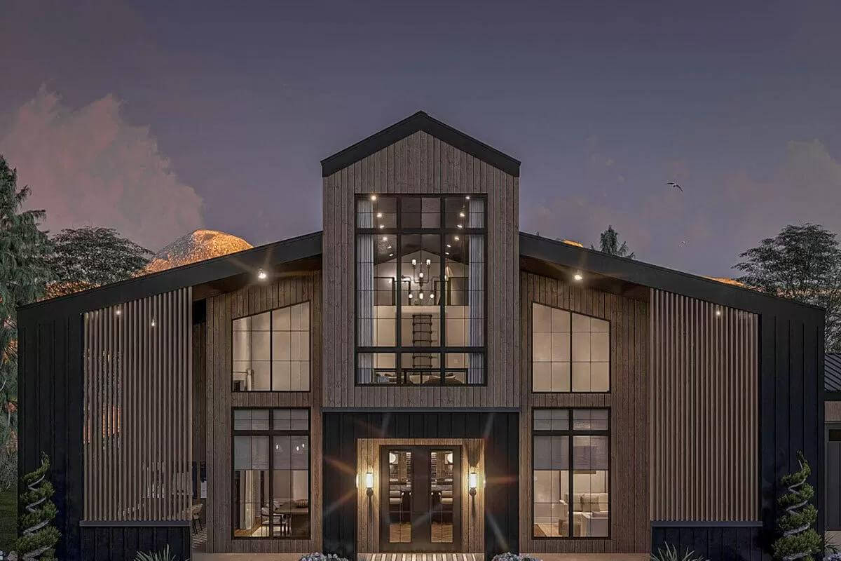 Front Night View