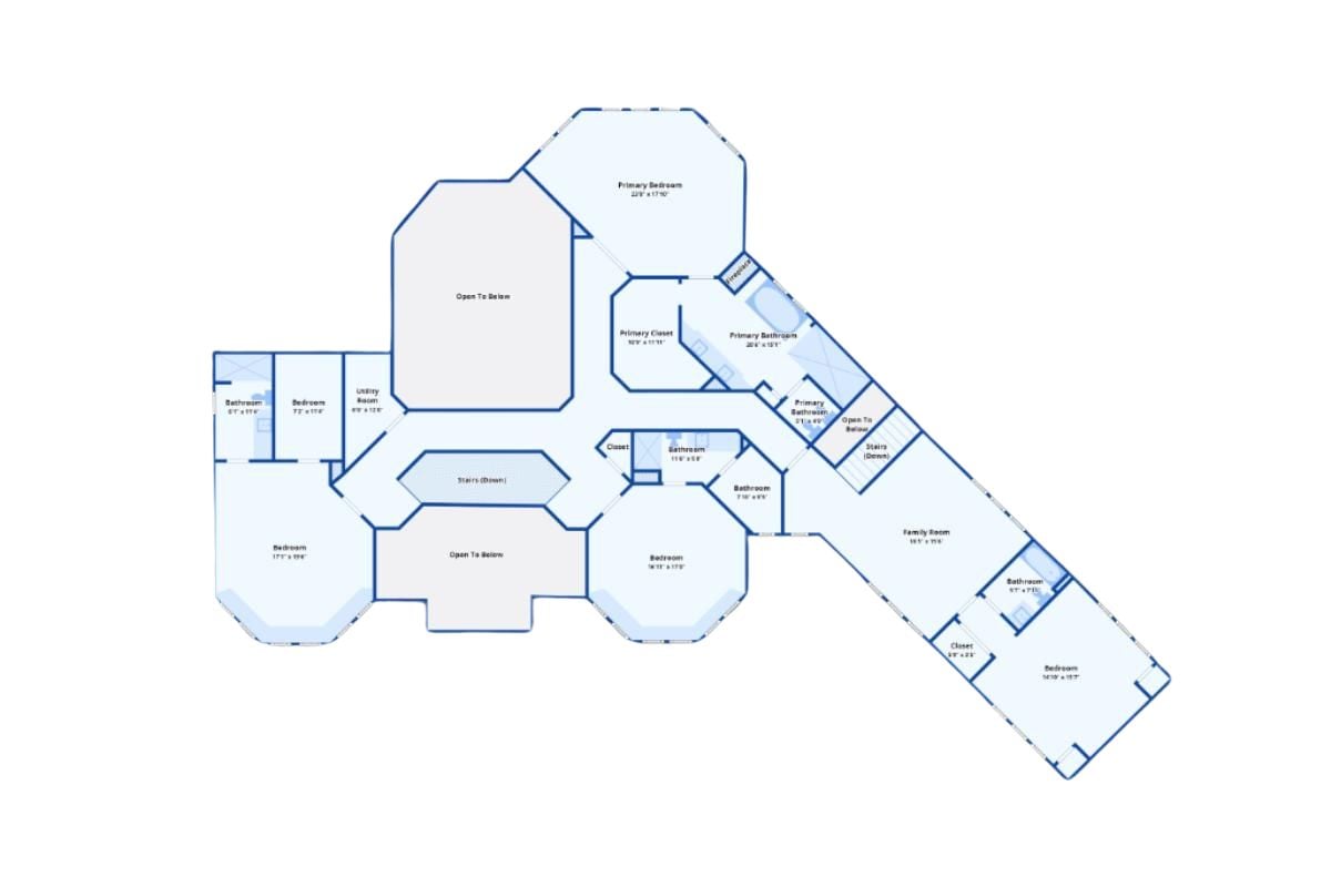 Second Level Floor Plan