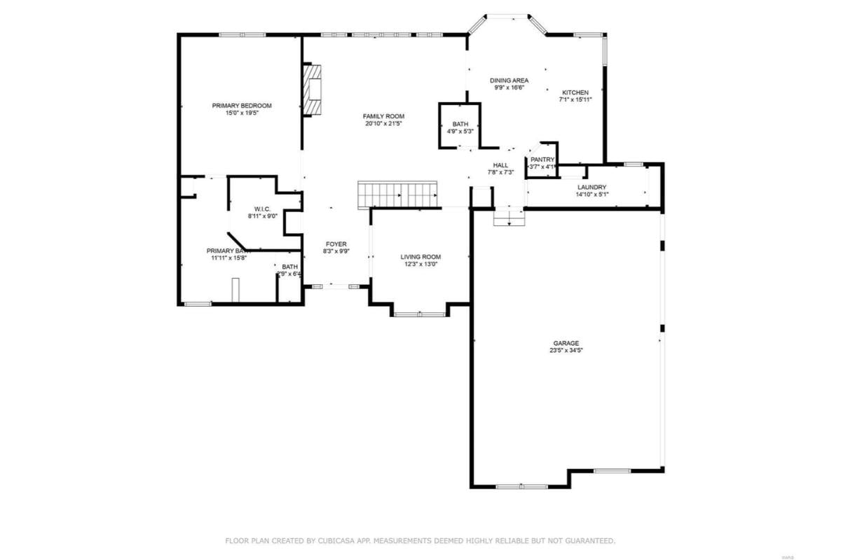 The Main Level Floor Plan