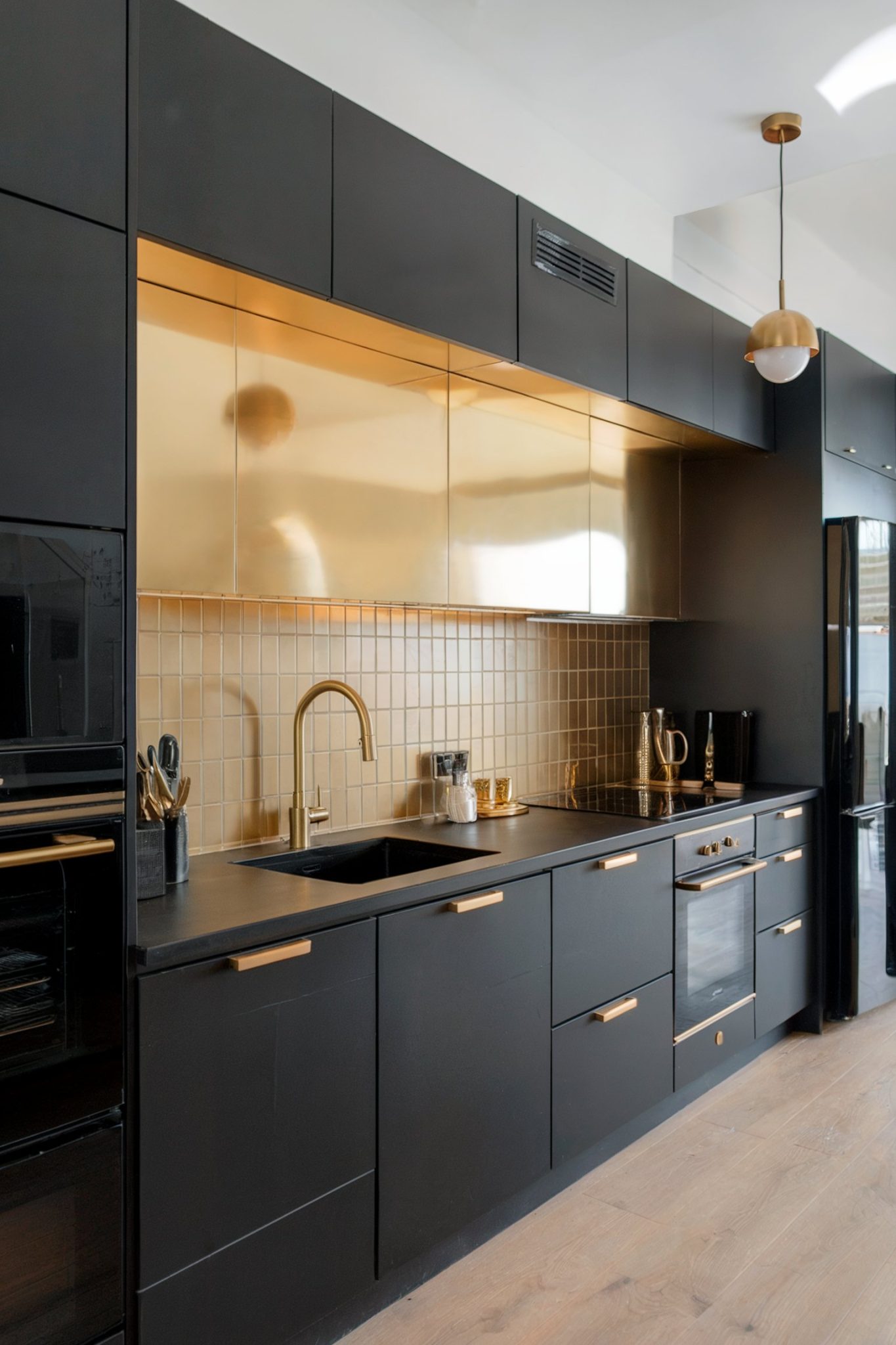 16 Bold Black and Gold Kitchen Ideas for a Sophisticated Look – Home ...
