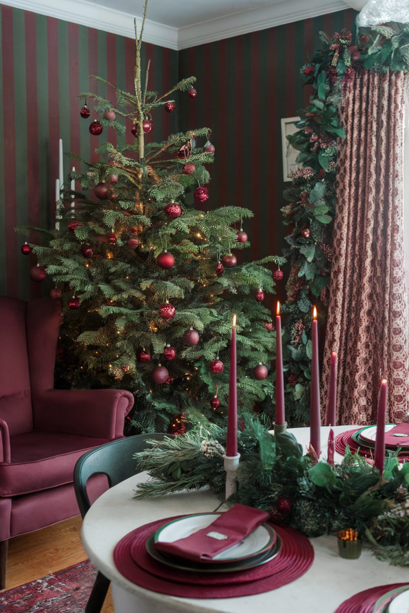 Make a Statement: 16 Burgundy Christmas Decor Ideas You’ll Love – Home ...