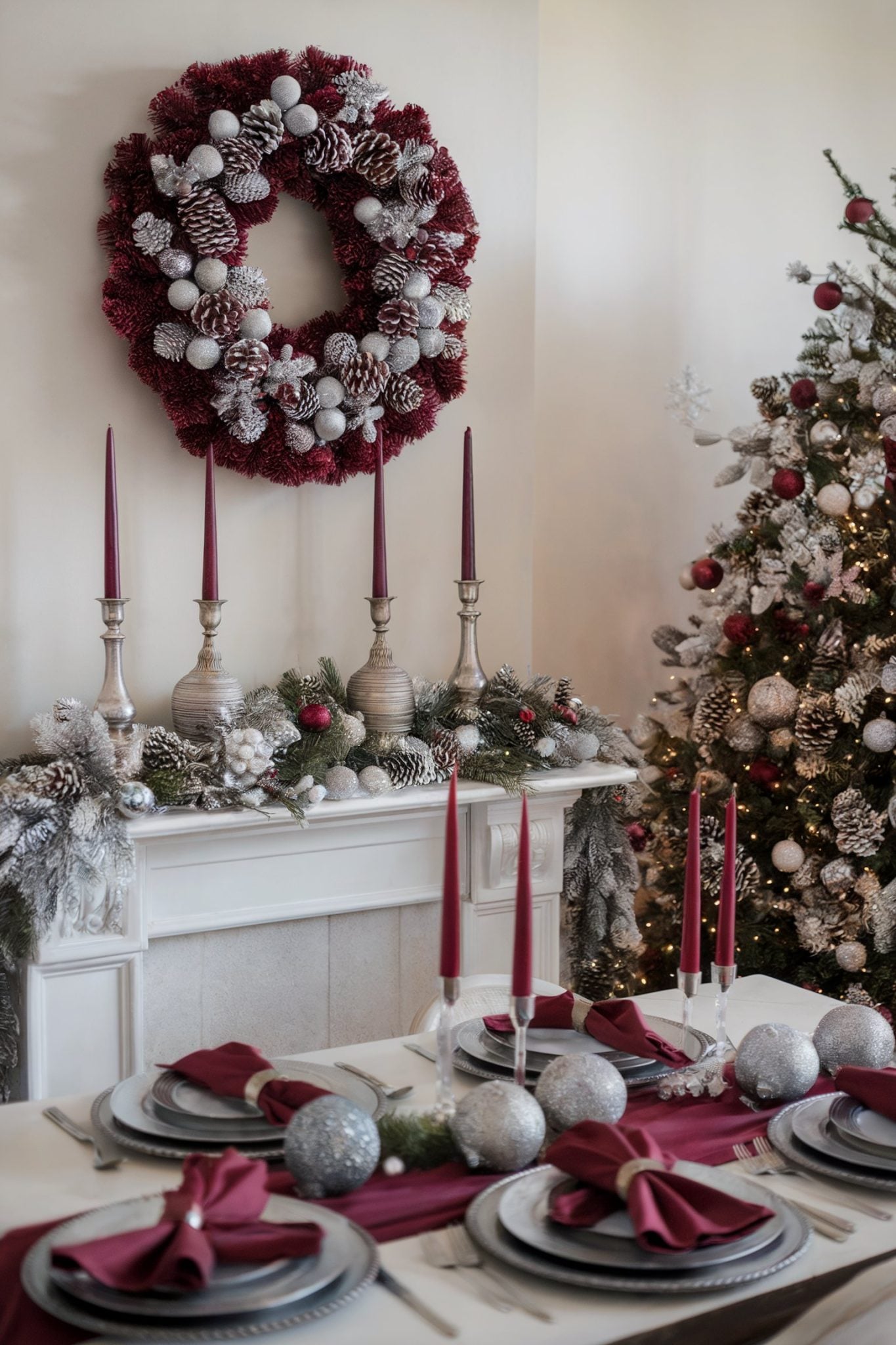 Make a Statement: 16 Burgundy Christmas Decor Ideas You’ll Love – Home ...