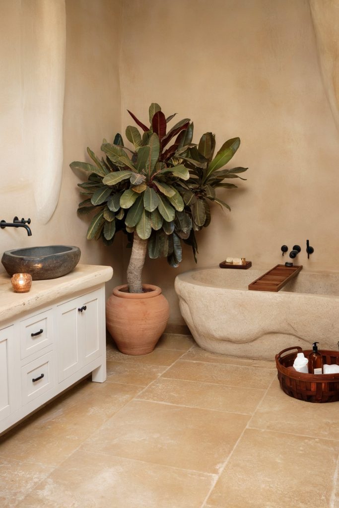 Love the Natural Look? Try These 13 Earthy Bathroom Ideas