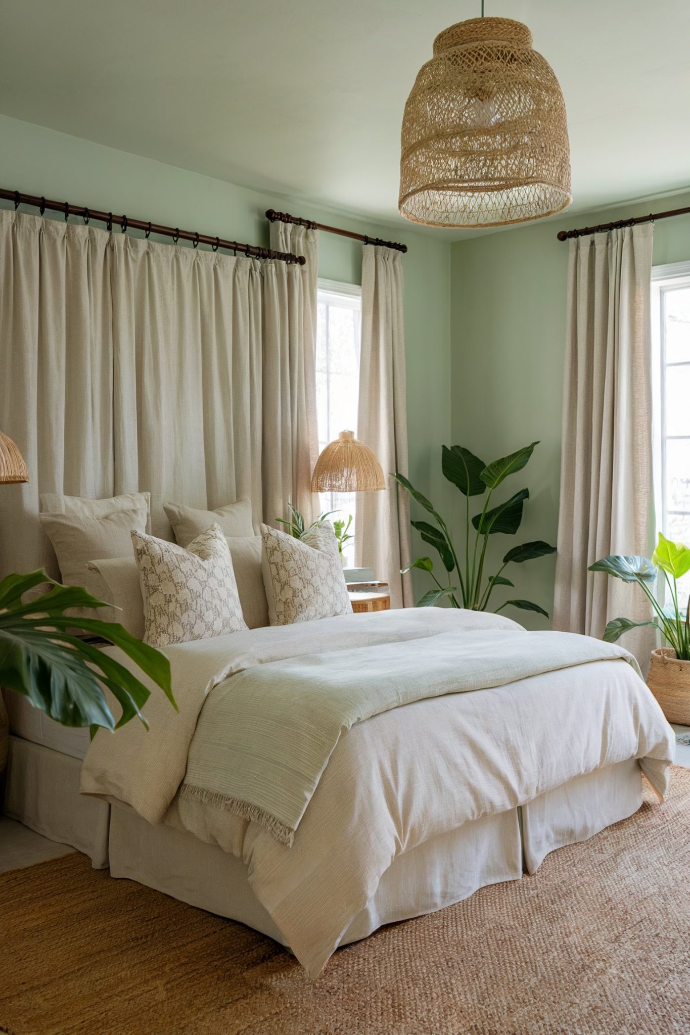 Wake Up Refreshed with These 14 Light Green Bedroom Ideas