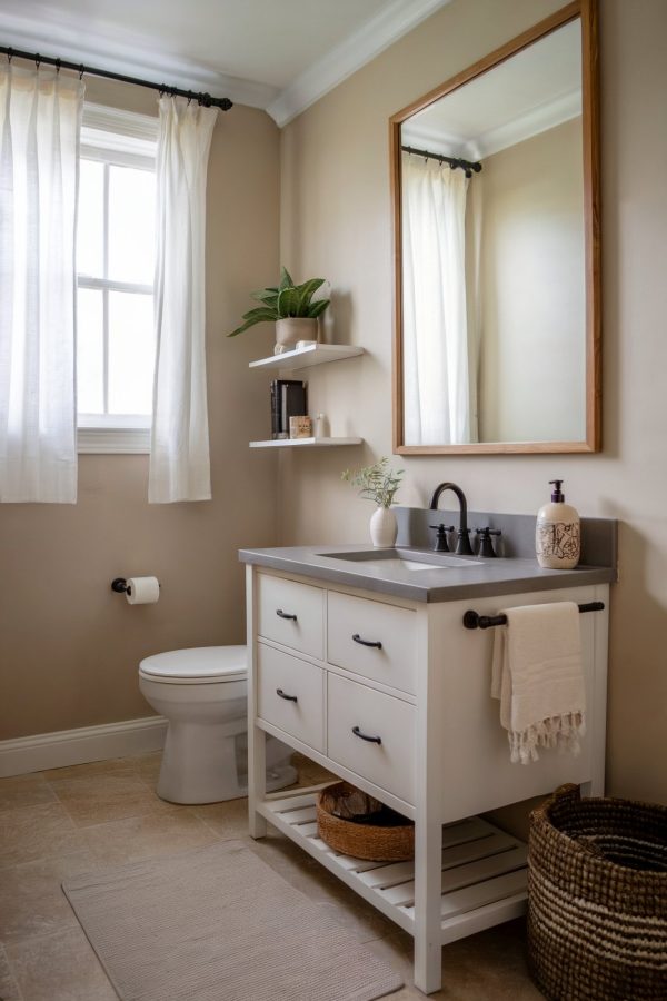Simplicity Meets Style with These 21 Neutral Bathroom Decor Designs