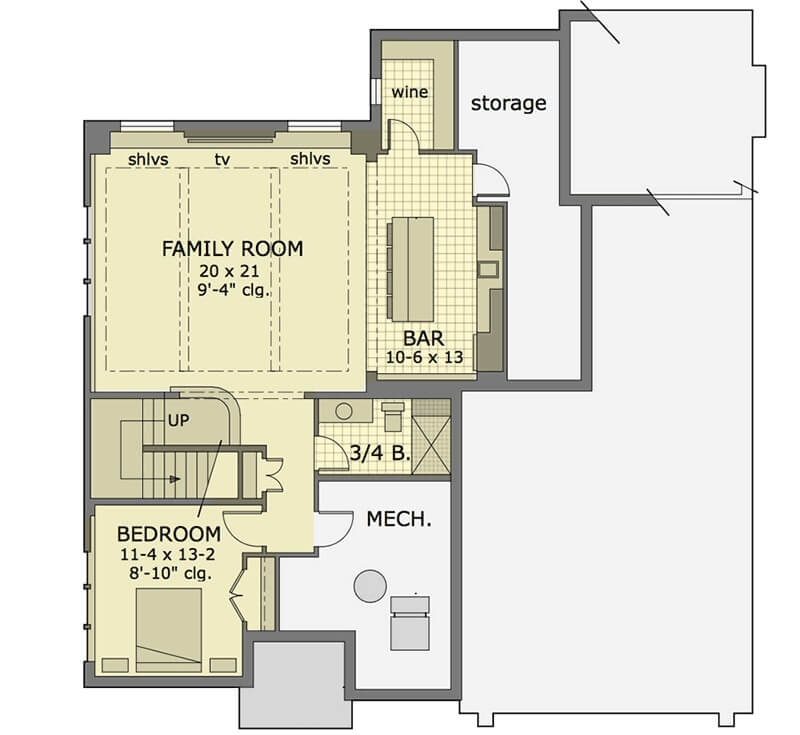 Lower Level Floor Plan