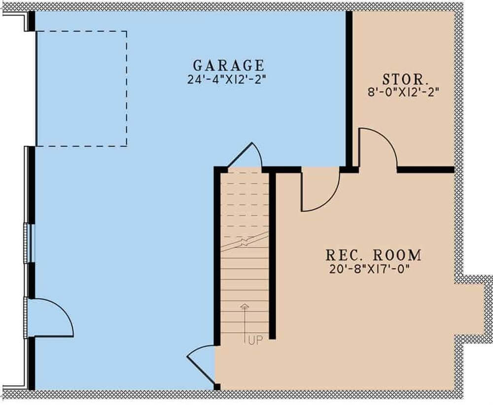 Lower Level Floor Plan