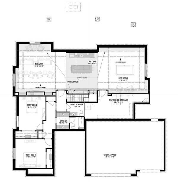 Lower Level Floor Plan