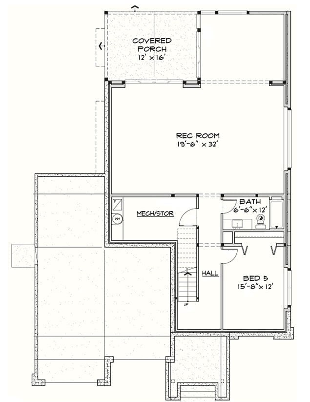 Lower Level Floor Plan
