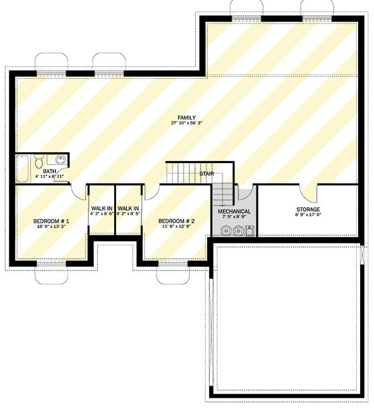 Lower Level Floor Plan