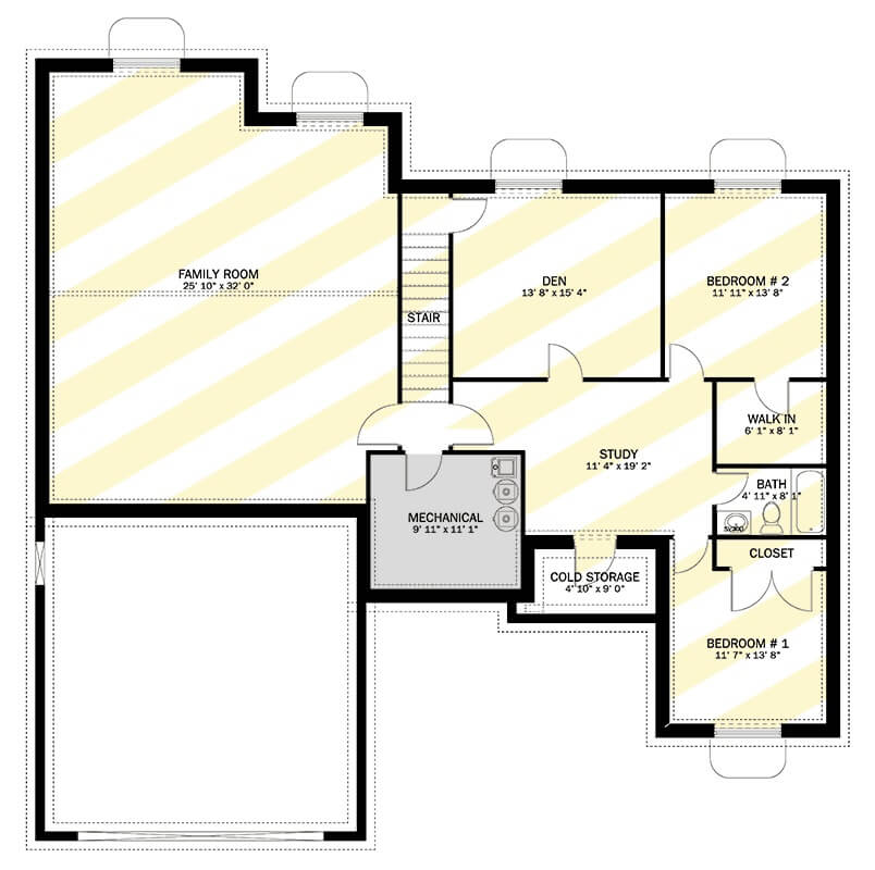 Lower Level Floor Plan