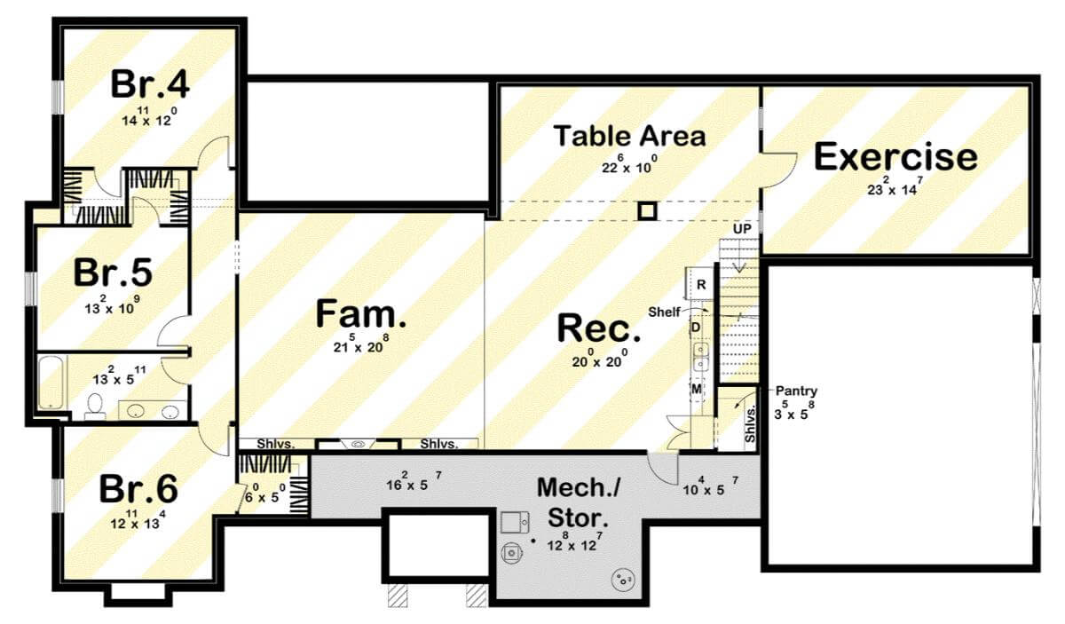 Lower Level Floor Plan