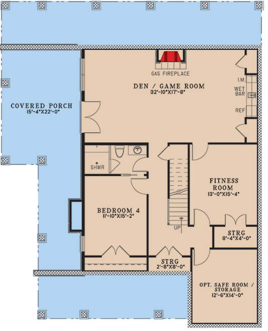 Lower Level Floor Plan
