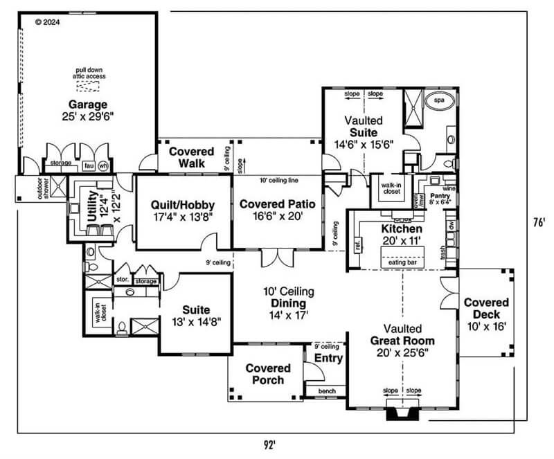 Main Level Floor Plan