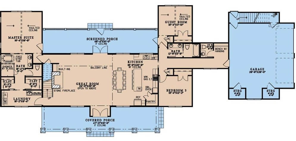 Main Level Floor Plan