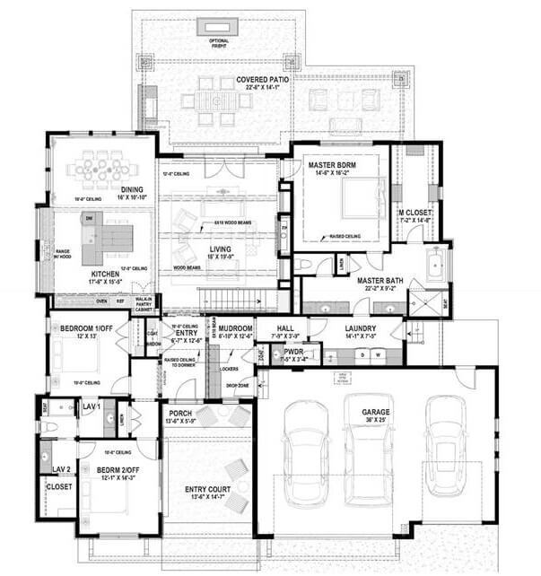 Main Level Floor Plan