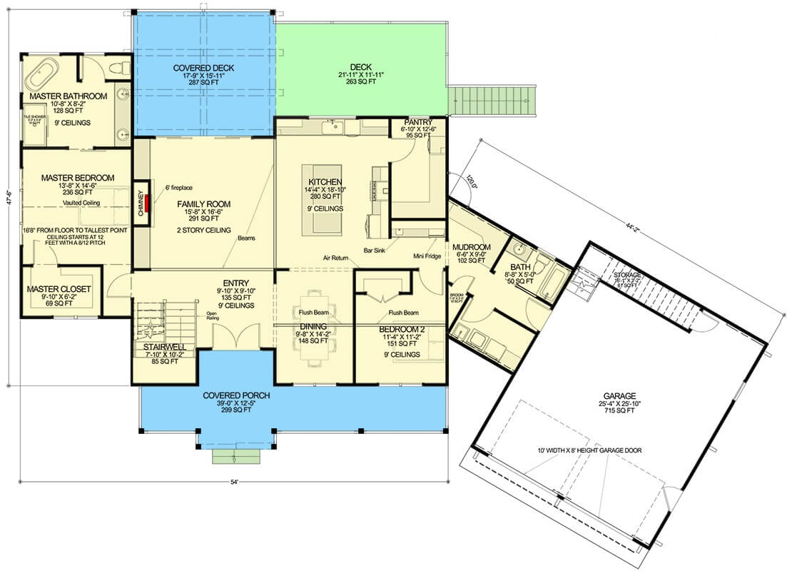 Main Level Floor Plan