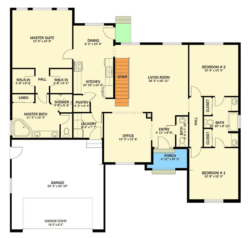 Main Level Floor Plan