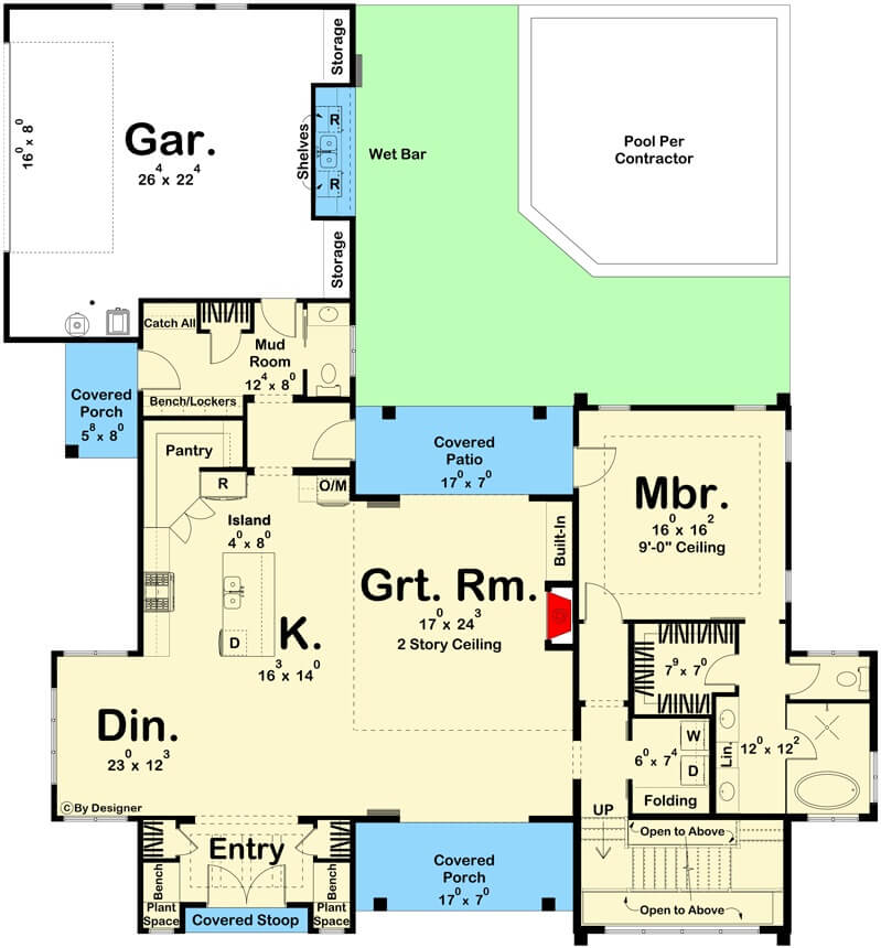 Main Level Floor Plan