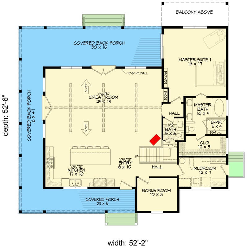 Main Level Floor Plan