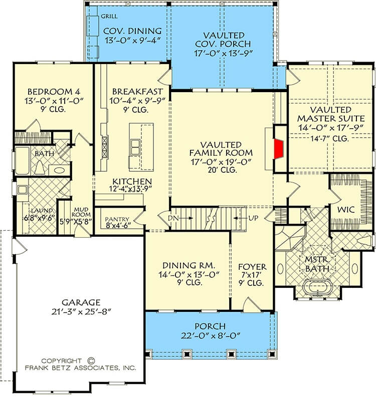 Main Level Floor Plan