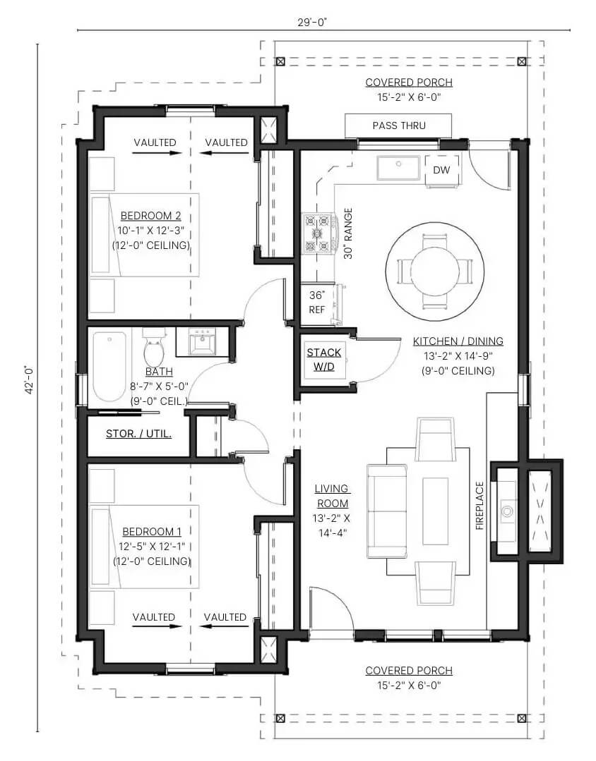 Main Level Floor Plan