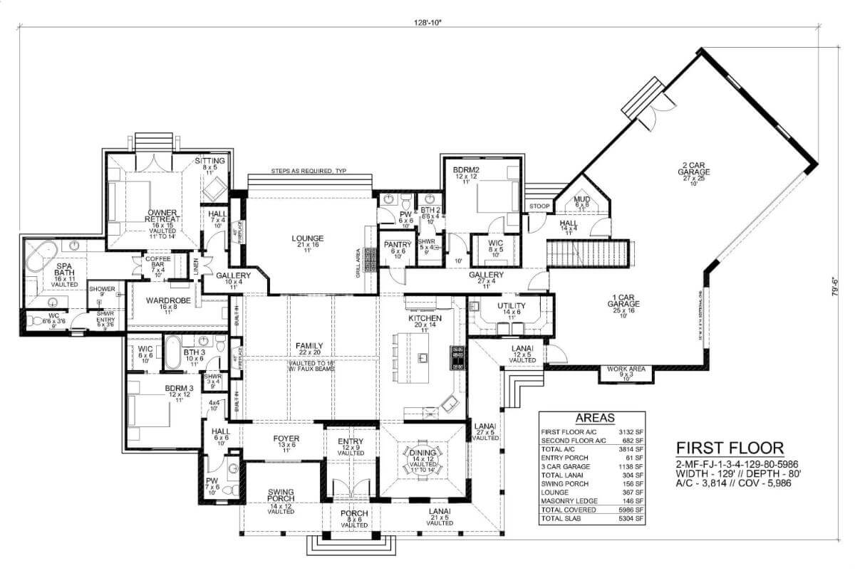 Main Level Floor Plan