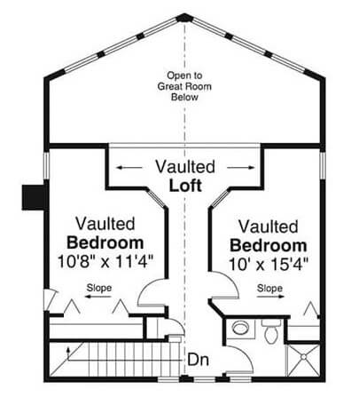 Second Level Floor Plan
