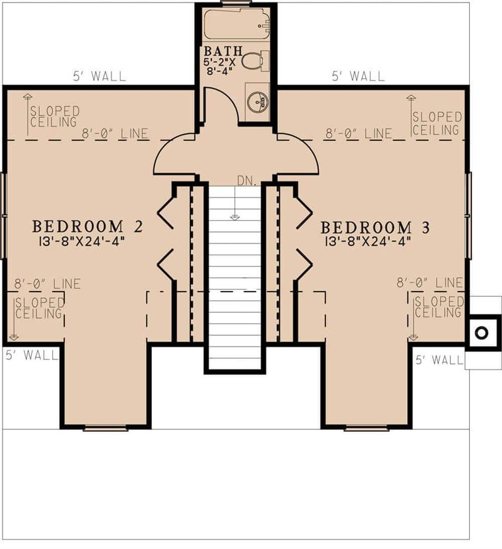Second Level Floor Plan