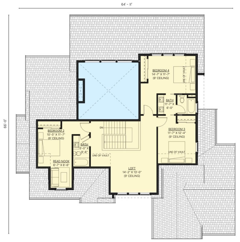 Second Level Floor Plan