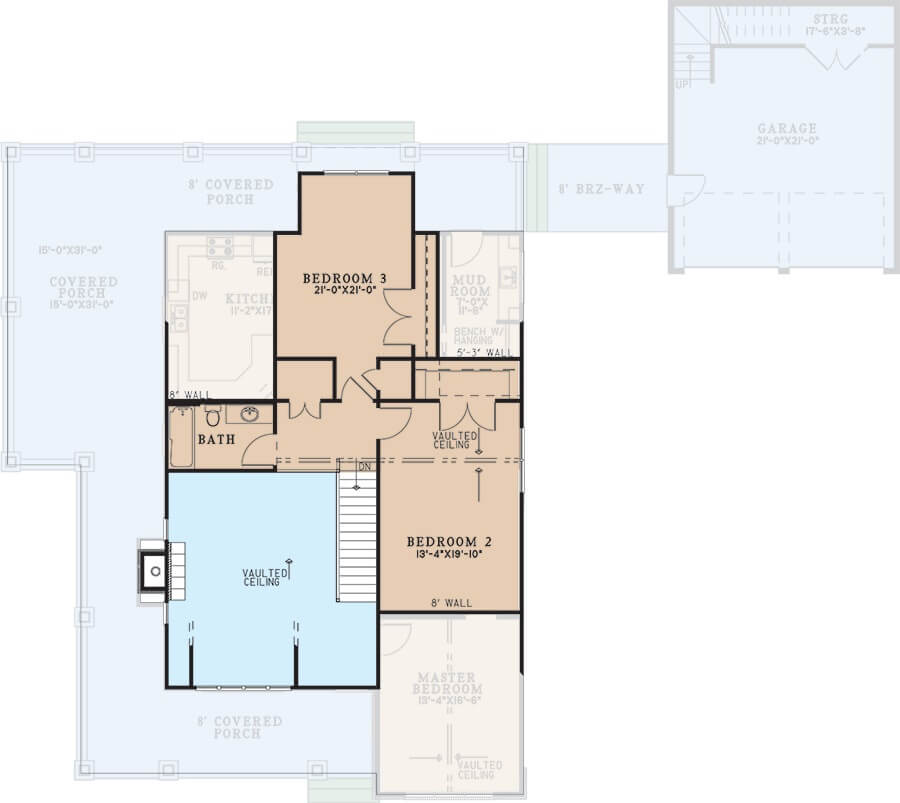 Second Level Floor Plan