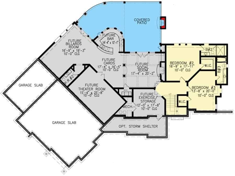 Explore the Versatile Layout with a Future Billiards Room