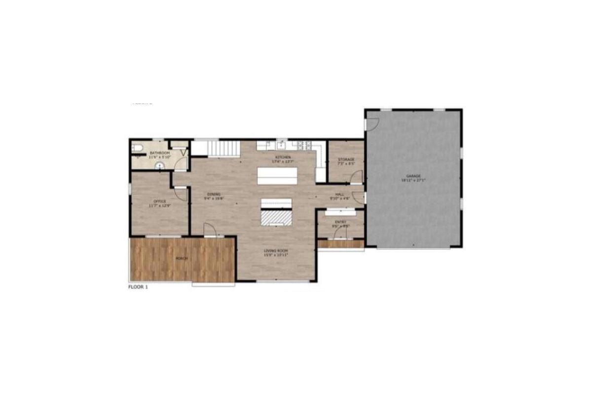 Main Level Floor Plan