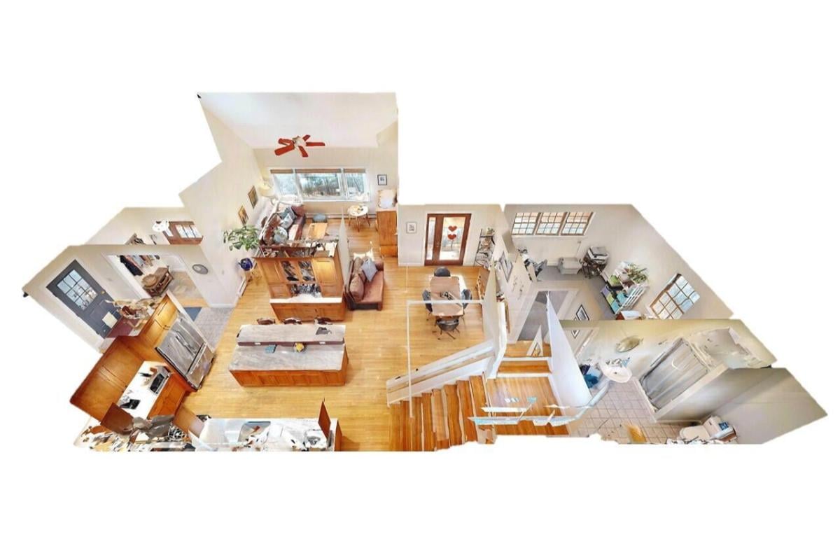 3D Main Level Floor Plan