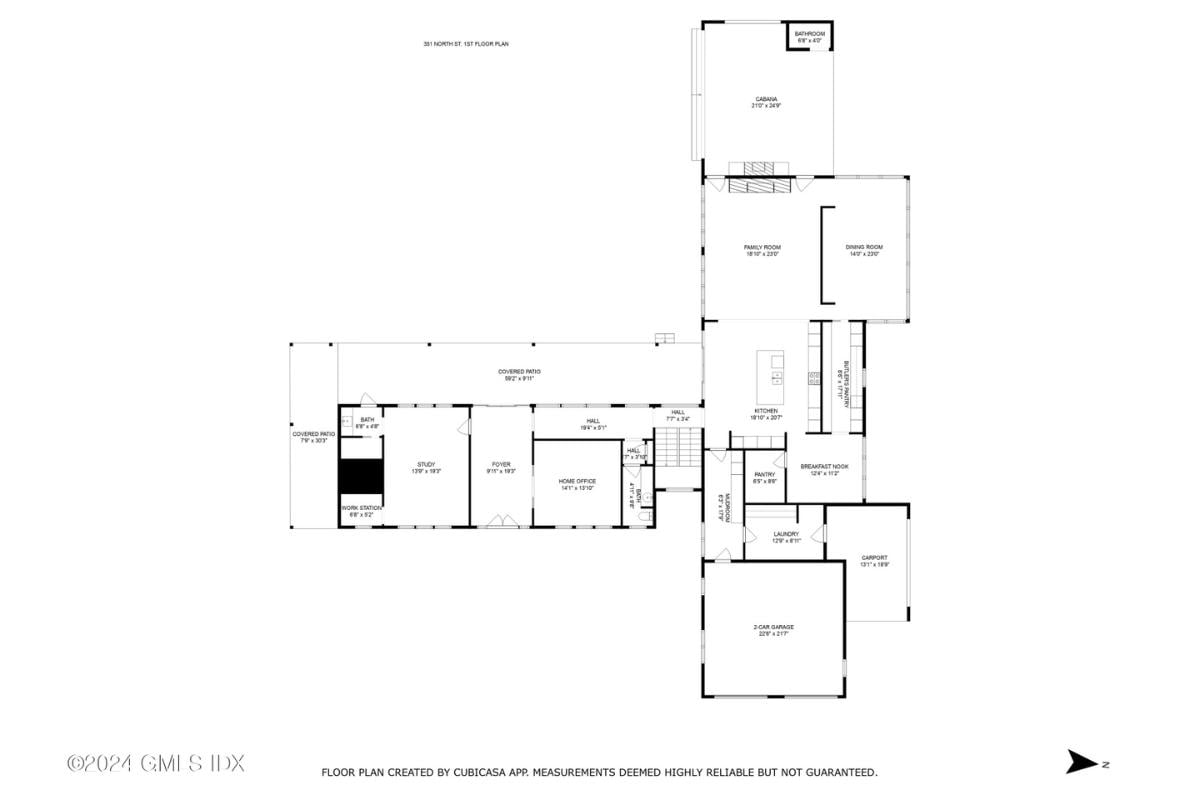 Main Level Floor Plan