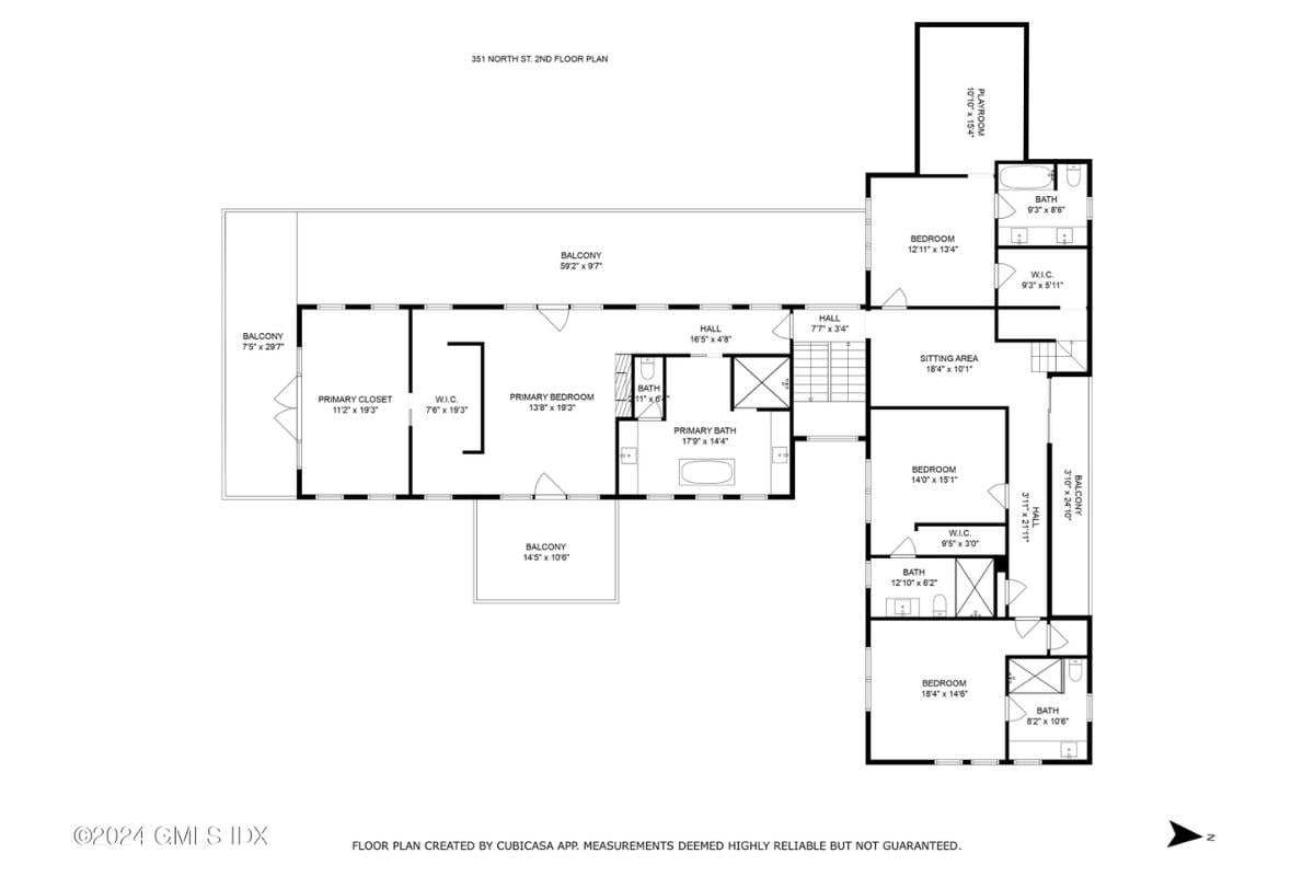 Second Level Floor Plan
